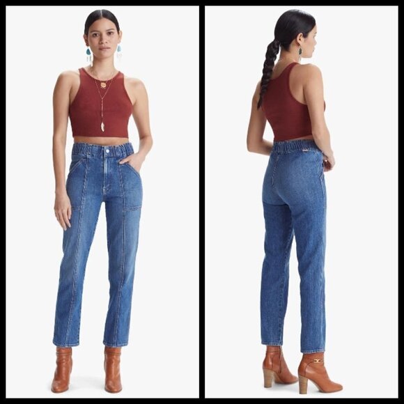 💕MOTHER SUPERIOR💕 Springy Ankle Jeans ~ Cowboys Don't Cry 28 NWOT - Picture 2 of 14